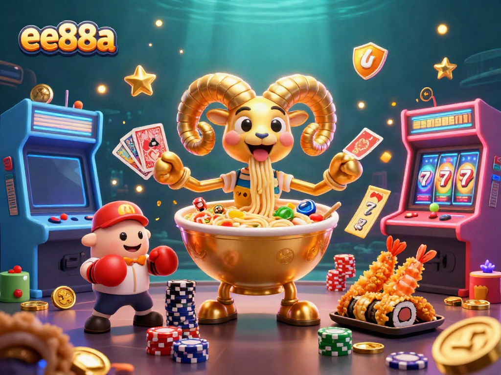 Engage in thrilling gameplay at ee88a with a fun cartoon casino scene!