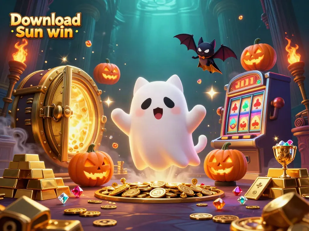 Join the fun and download sun win while exploring a vibrant haunted casino filled with glowing treasures.