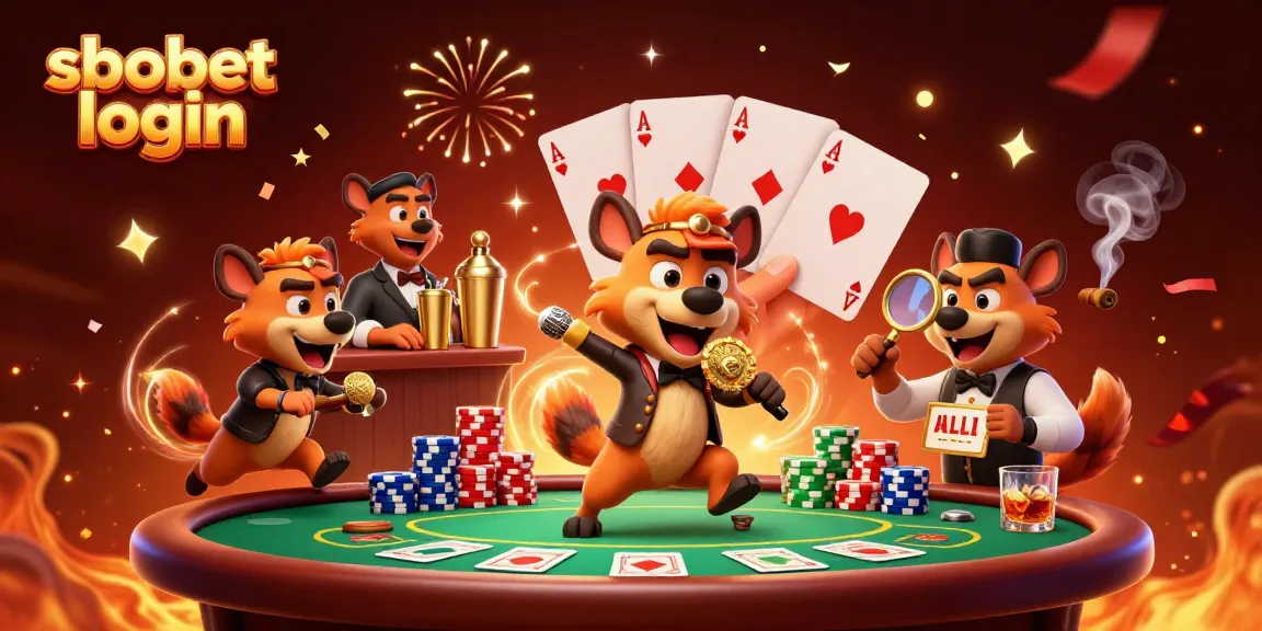 Engage in sbobet login at a vibrant online casino with lively hyenas enhancing your gambling experience.