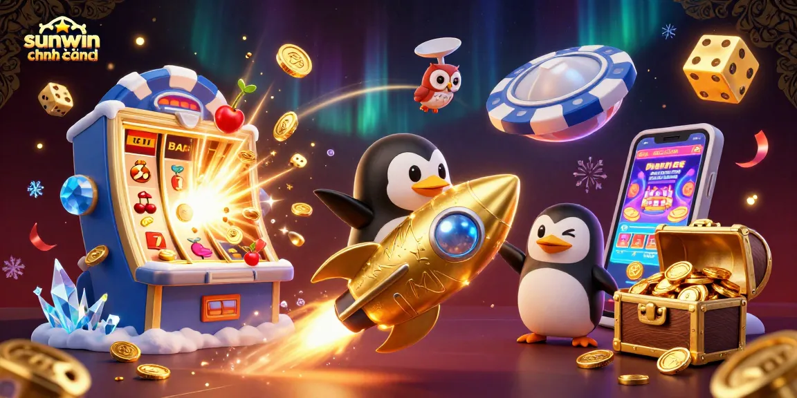 Activate winning strategies at sunwin chính hãng with vibrant casino-themed 3D illustration.