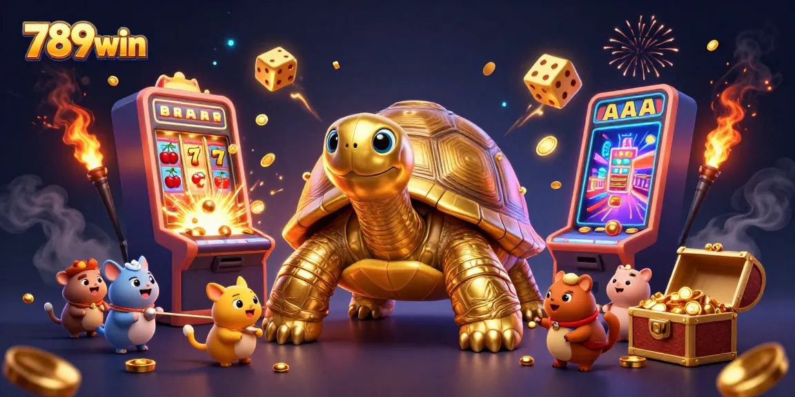 Experience thrilling games at 789win with a vibrant and engaging casino illustration showcasing fun elements.