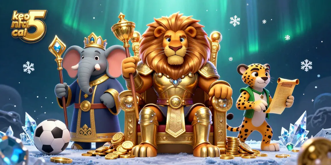 Experience keo nha cai 5 with dynamic sports betting elements featuring vibrant characters in a rich casino atmosphere.
